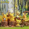 Toptan Pokemon Pikachu 6 Adet Figür Set Kutulu 6lı Pokemon Figürleri
