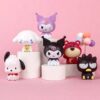 Toptan Sanrio Kuromi 6 Adet Figür Set 6lı Sanrio Karakter Figür Seti