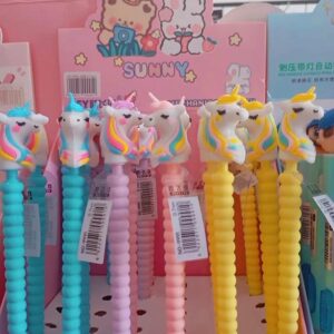 Toptan Unicorn Tasarımlı Uçlu Kalem 07 Uç