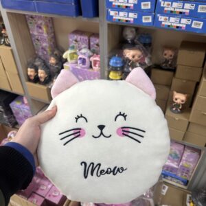 TOPTAN KEDİ TASARIMLI PELUŞ YASTIK